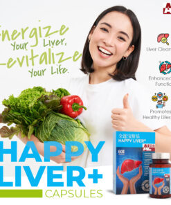Alternative view of Happy Liver+ (60 capsules) + FREE 20 capsules